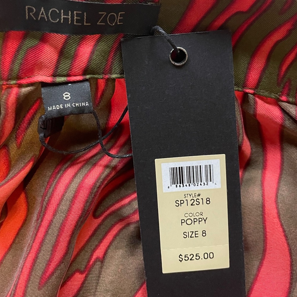 Brand New w/ Tags! Rachel Zoe Full Graphic Maxi Skirt - Picture 4 of 5